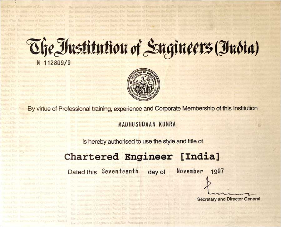 Chartered Engineer India